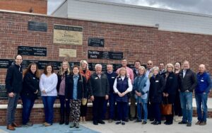 The Foundation Board of Trustees and staff visit Heritage Park in Sterling. 