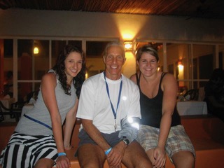 Gary Faris, with daughters Abbey and Allison